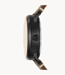 Fossil Me3158 Commuter Automatic Brown Leather Watch