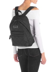 Marc Jacobs Quilted Nylon Backpack Bag Black