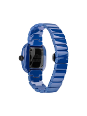 Marc Jacobs The Cushion Blue Dial Ceramic Bracelet Watch