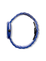 Marc Jacobs The Cushion Blue Dial Ceramic Bracelet Watch