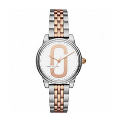 Marc Jacobs MJ3561 Corie Silver Rose Gold Watch