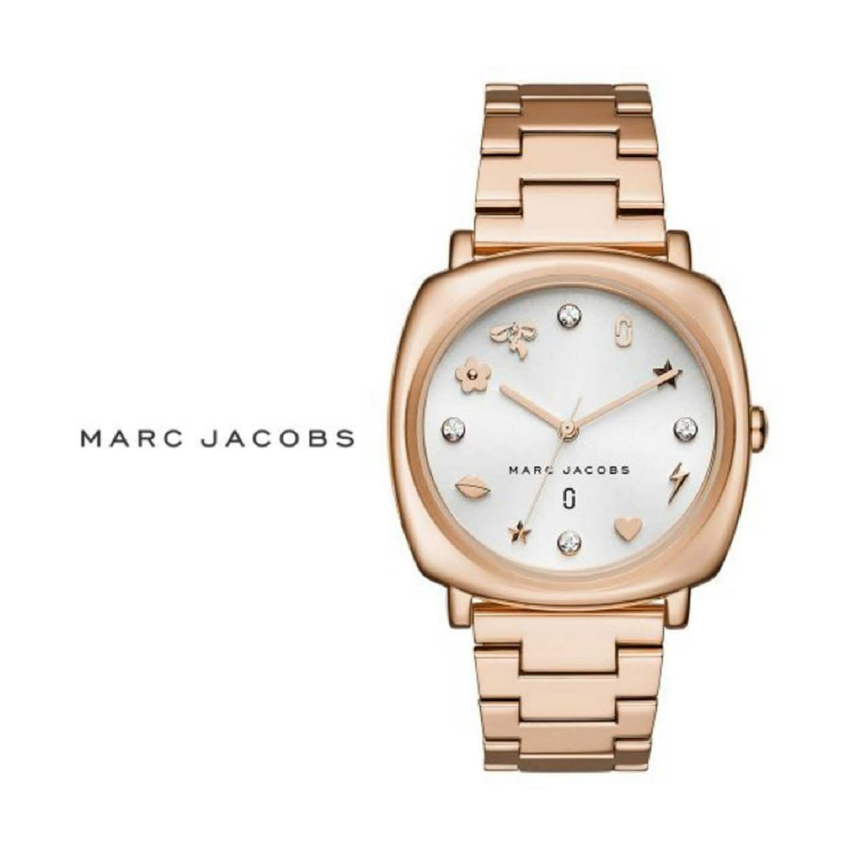 Marc jacobs mandy rose gold sale watch