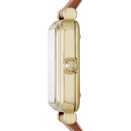 Marc Jacobs Mj1573 Vic Brown Leather Watch