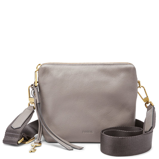 Fossil ZB7187020 Maya Hobo Crossbody Grey