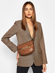 Michael Kors 30F1G2HM6L Hally Medium Shoulder Bag Luggage