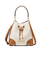 Michael-Kors-32S0GZ5C0B-Mercer-Gallery-Extra-Small-Color-Block-Logo-Crossbody-Bag-Vanilla-Balilene-depan