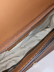 Michael Kors 32S2GJ6C7L Jet Set Large Saffiano Leather Crossbody Bag Luggage