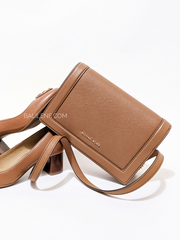 Michael Kors 32S2GJ6C7L Jet Set Large Saffiano Leather Crossbody Bag Luggage