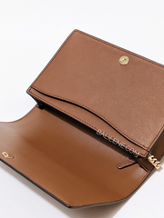 Michael Kors 32S2GJ6C7L Jet Set Large Saffiano Leather Crossbody Bag Luggage