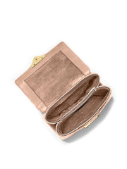 Michael Kors 32T9G0EC1L Cece Xsmall Quilted Chain Crossbody Soft Pink