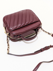 Michael Kors 35F1GX0C5U Rose Small Top Handle Crossbody Merlot