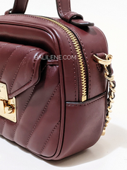 Michael Kors 35F1GX0C5U Rose Small Top Handle Crossbody Merlot