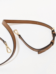 Michael Kors 35H0GU5S1B Emilia Small Logo Satchel Brown