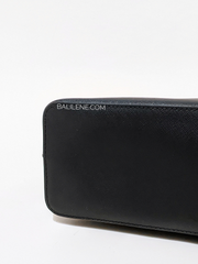 Michael Kors Jet Set Travel Medium Saffiano Leather Dome Satchel Black