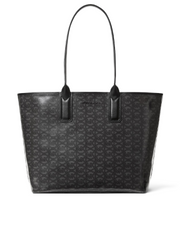 Michael Kors 35F1G2JT3C Jodie Large Logo Jacquard Tote Bag Black