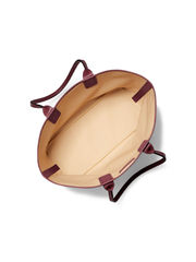 Michael Kors 35H1T2JT3C Jodie Large Logo Jacquard Tote Bag Merlot