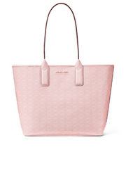 Michael Kors 35H1T2JT3C Jodie Large Logo Jacquard Tote Bag Powder Blush