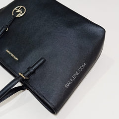 Michael Kors 35H7GTVT2L Medium Jet Set Carryall Tote Black