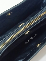 Michael Kors 35H9GNIC9L Nicole Triple Compartment Crossbody Leather Black