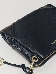 Michael Kors 35H9GNIC9L Nicole Triple Compartment Crossbody Leather Black