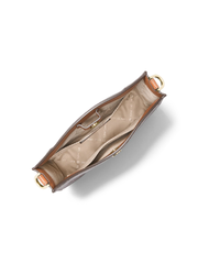 Michael Kors 35S1G7BM1B Briley Small Logo Messenger Bag Brown