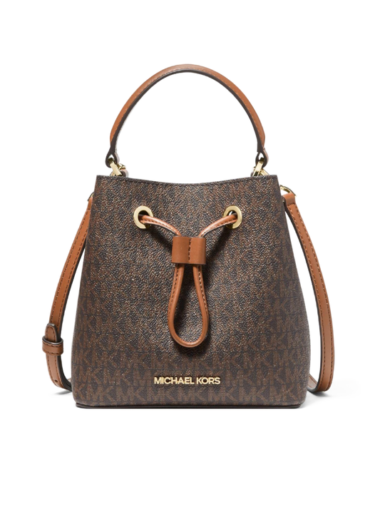 Michael Kors 35T0GU2C0B Suri Small Logo Crossbody Bag Brown