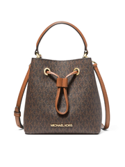 Michael Kors 35T0GU2C0B Suri Small Logo Crossbody Bag Brown