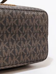 Michael Kors 35T0GU2C0B Suri Small Logo Crossbody Bag Brown