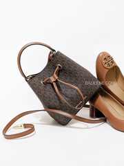 Michael Kors 35T0GU2C0B Suri Small Logo Crossbody Bag Brown