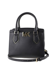 Michael Kors 35T0G0XM6L Mott Medium Messenger Leather Black