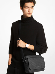 Michael Kors Cooper Logo Camera Bag Black