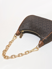 Michael-Kors-Cora-Mini-Zip-Pouchette-Brown-Balilene-detail-belakang