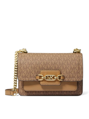 Michael Kors Heather Extra-Small Logo Crossbody Bag Husk