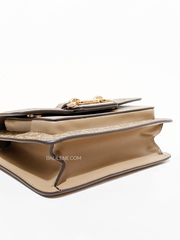 Michael Kors Heather Extra-Small Logo Crossbody Bag Husk