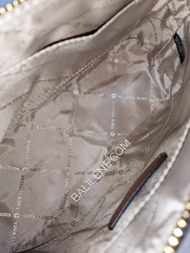 Michael-Kors-Jet-Set-Travel-Medium-Logo-Dome-Crossbody-Bag-Brown-Balilene-detail-dalam
