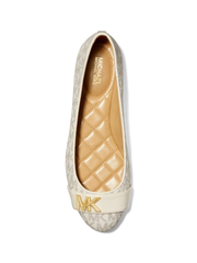 gambar-atas-Michael-Kors-Jilly-Logo-Ballet-Flat-Vanilla