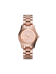Michael Kors MK3334 Mini Runway Rose Gold Stainless Steel Bracelet