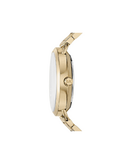 Michael Kors MK3794 Portia Black Crystal Pave Dial Ladies Gold Tone Watch