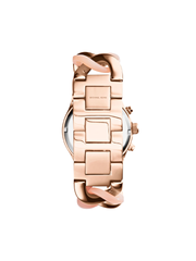 Michael Kors MK4283 Runway Twist Rose Dial Rose Gold-tone Ladies Watch