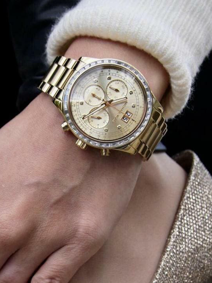 Michael Kors MK6187 Brinkley Gold Stainless Steel Watch