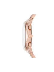 Michael Kors MK7108 Womens Jan Chronograph Rose Gold-Tone Stainless Steel Watch