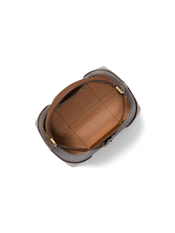 Michael-Kors-Mercer-Small-Logo-Bucket-Bag-Brown-Balilene-dalam