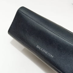 Michael Kors 35T0G0XM6L Mott Medium Messenger Leather Black