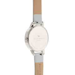 Olivia Burton Lace Detail Grey Mop & Silver