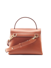 Phillip Lim Alix Mini Top Handle Satchel Cognac
