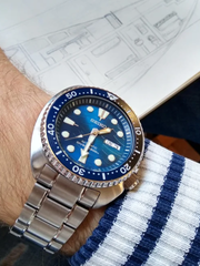 Seiko Prospex SRPD21K1 Save The Ocean Special Edition Blue Dial Stainless Steel Watch