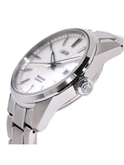 Seiko Presage SPB165J1 Sharp Edged Shironeri Silky White Dial Stainless Steel Strap