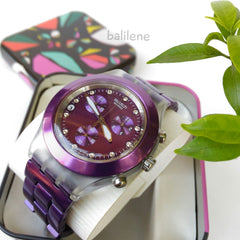 Swatch SVCK4048AG Full Blooded Blueberry Unisex Watch
