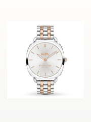 Coach 14503013 Women's Tatum Slim Two Tone Steel Bracelet Quartz Analog Watch