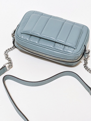 Tory Burch 135751 Kira Patent Small Camera Bag Light Arctic